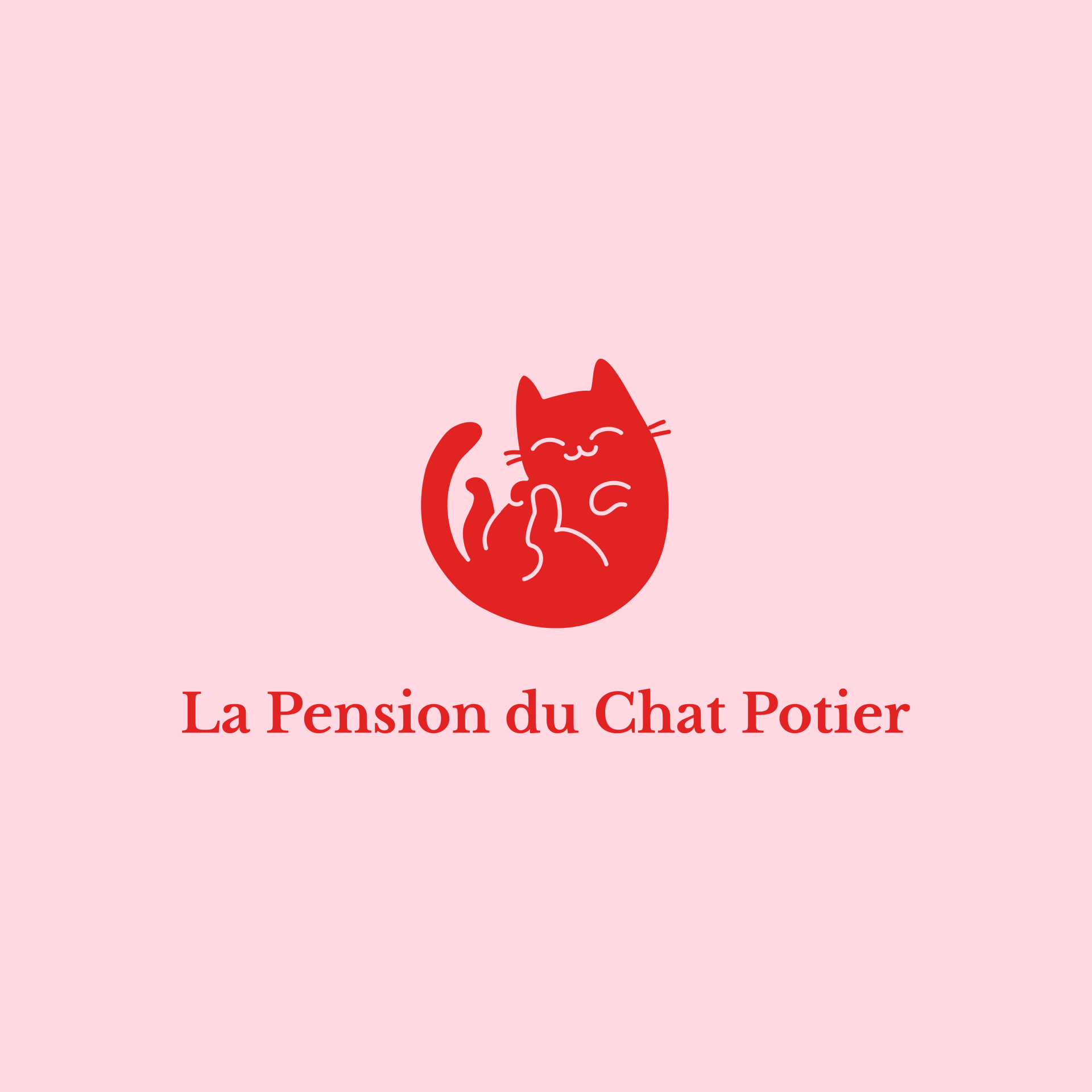 Chat potier